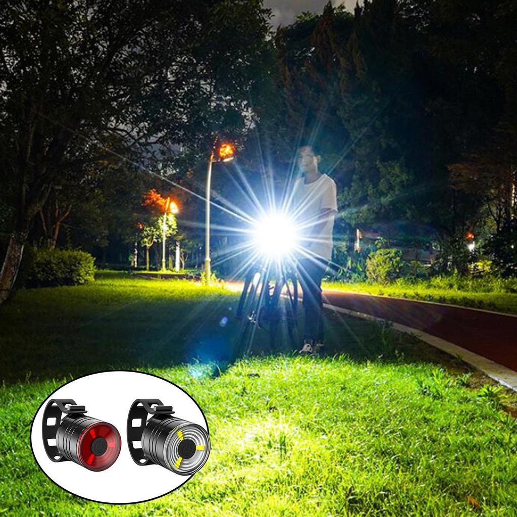 Bike Lights Front and Back, Warning Lights, Commuting/Road Cycling Headlight and Easy