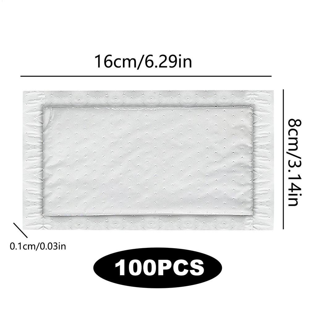 New 100PCS Meat Absorbent Pads Kitchen Paper Dri Lock 50/80 Grams Hygienic Kitchen Supplies For Keeping Packaging Dry Clean