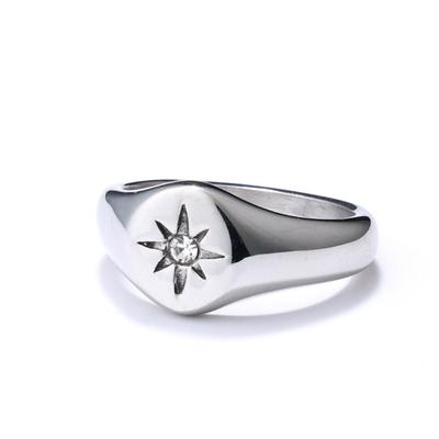 Sonnenblume Titanstahlring Poliertes Finish Langlebiger Schmuck Geschenk für Frauen Trendiges Design