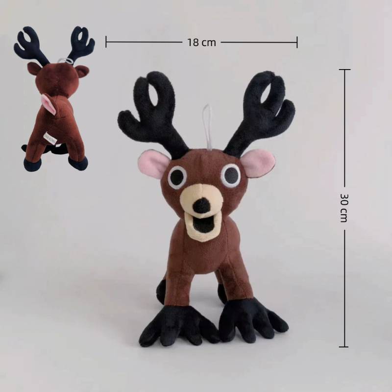 Horror Game 99 Nights In The Forest Deer Plush Toy Collectible Soft Doll For Fans