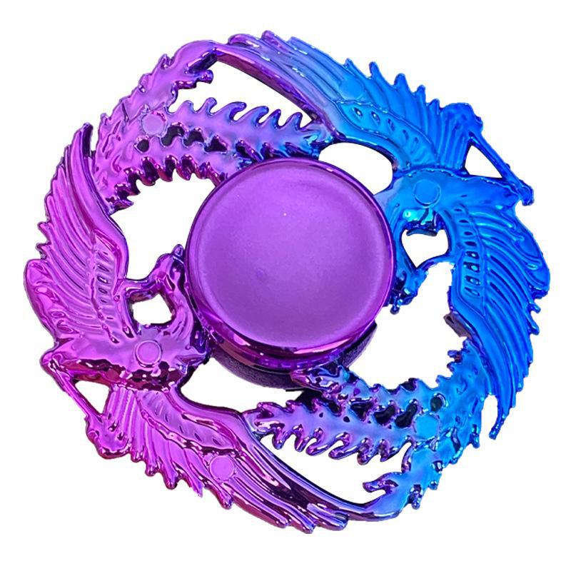 Limited Edition Colorful Gold-Plated Plastic Finger Gyroscope for Children