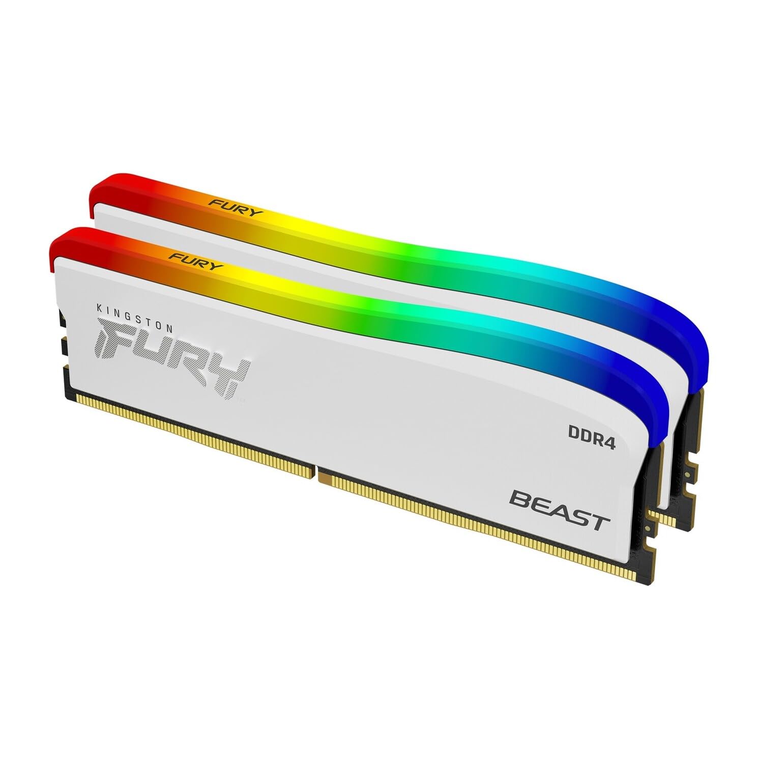 

Kingston FURY Desktop PC White Memory DDR4 16GB x 2 Beast RGB CL16 Product Lifetime Warranty 3200MT/s KF432C16BWAK2/32