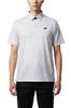 Golf Polo Shirt Short Sleeve Men's Logo Border Print Ultra Quick Dry 012-6268001 Grey L
