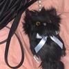 Plush Cat Keychain Cute Decorations Keyring Hanging Ornament Backpack Handbag Charm Pendant Gift for Girls Women