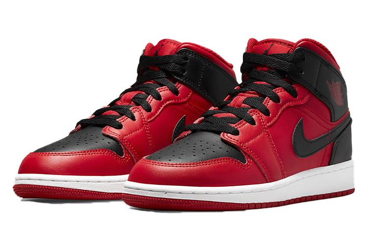 Jordan 1 Mid Reverse Bred 2021 GS 554725-660