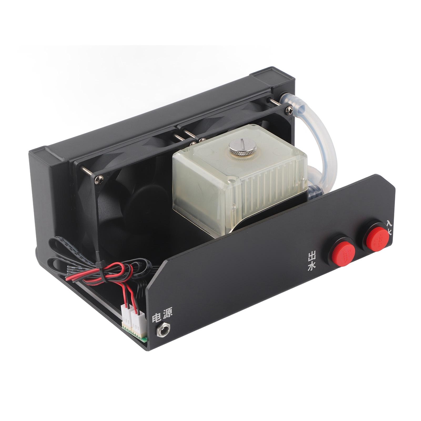 

Водяной охлаждающий насос 450LH 3000RPM с двумя вентиляторами G14 с резьбой D Port 4pin CPU водяной насос для ПК