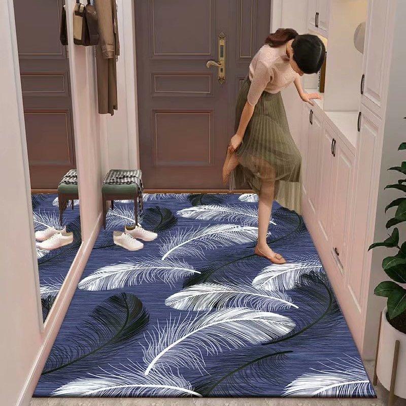 Carpet Simple Corridor Carpet Long Hallway Area Rug Hotel Mall Wedding Hall Runners Floor Mat Kitchen Aisle Mat