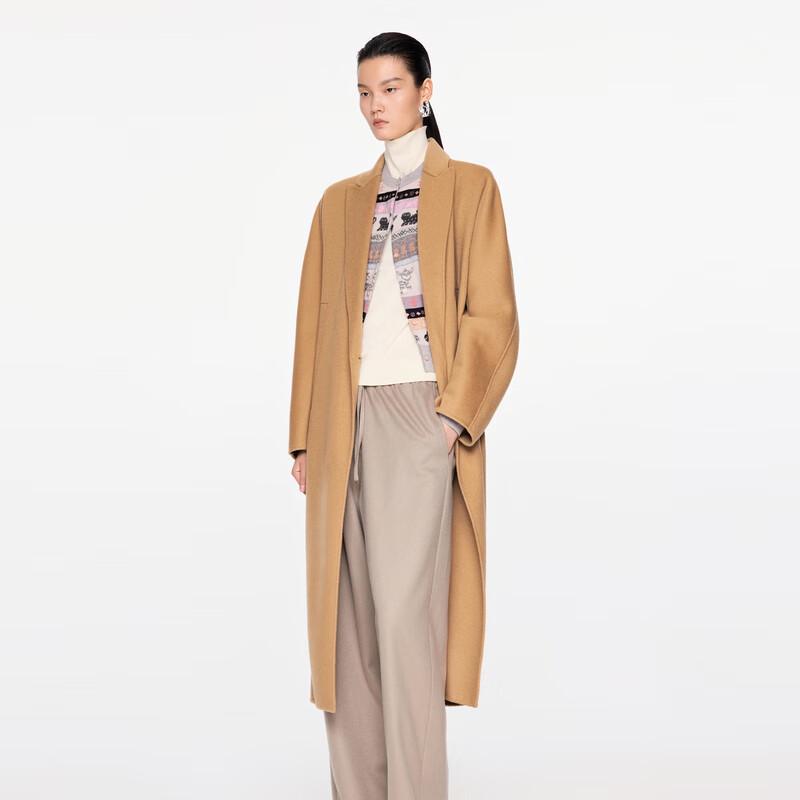 

JNBY Women s Wool Blend Lapel Coat S