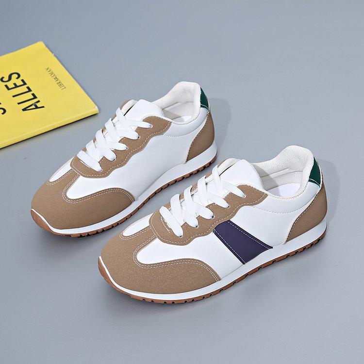 Frühling, Sommer, Herbst und Winter neue Board-Schuhe Studenten-Schuhe Low-Top runde Kappe Riemen