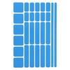 GRIPLUS Ultra-Thin, Strong Anti-Slip Stickers, Stick-On, Postcard Size (2, Blue)