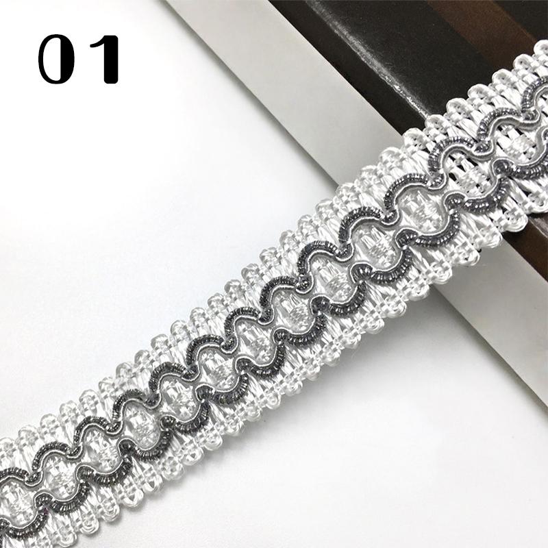 

11.5M Tassel Braid Fringe 2cm Width Lace Trim Edge For DIY Sewing Lampshade Curtain Pillow Home Upholstery Decor Accessories 11.5M