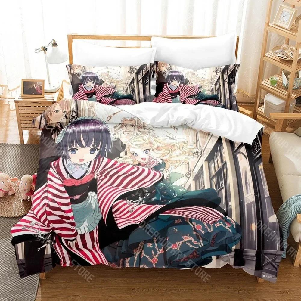 3D Anime Croisee In A Foreign Labyrinth Bedding Set Single Twin Full Queen King Size Bed Set Adult Kid Bedroom Duvetcover Sets