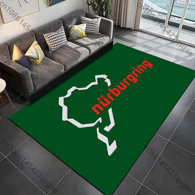 Nürburgring F1 Track Rug Bedroom & Living Room Carpet, Creative Door Mat & Home Decor Area Rug