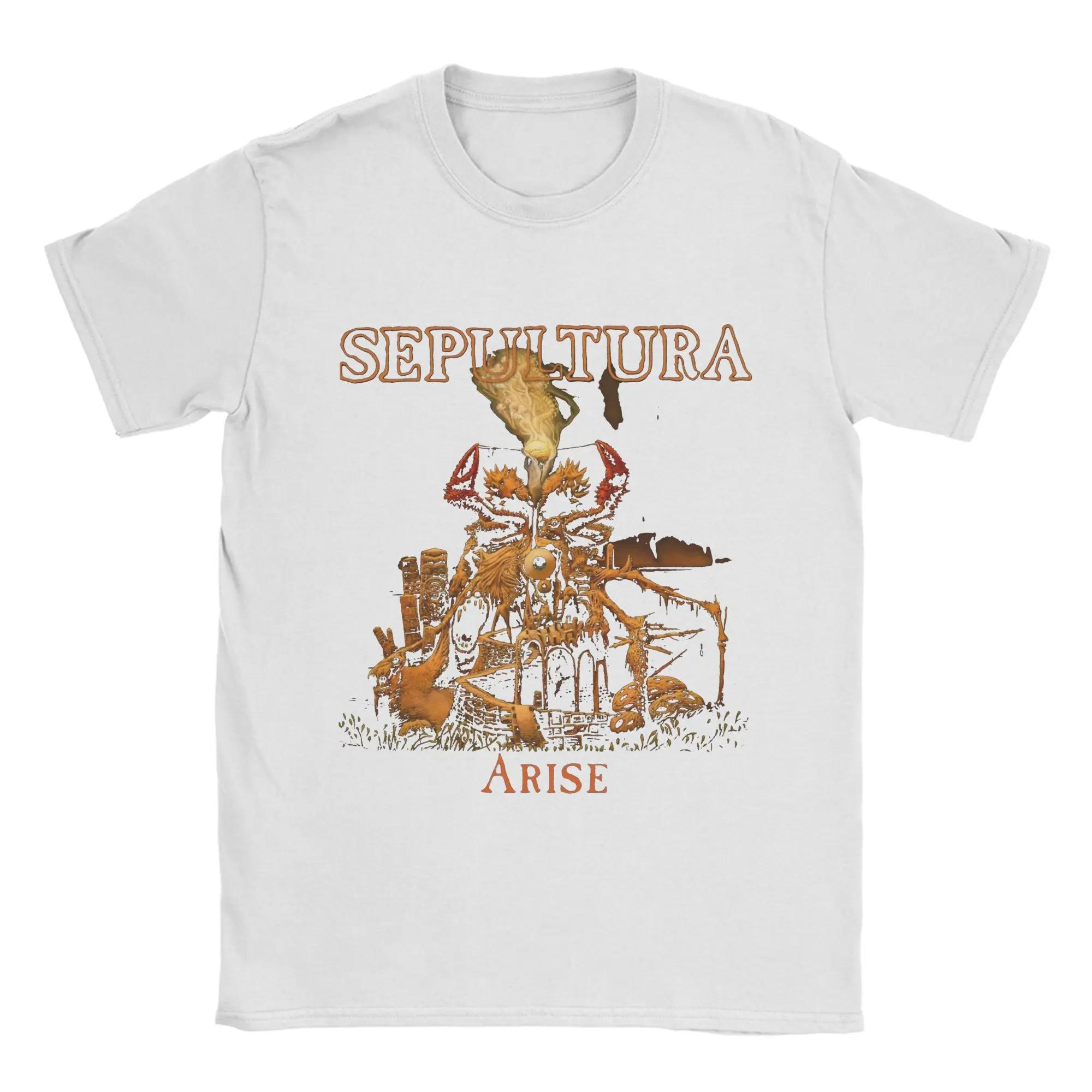 

Свободная футболка Летняя Sepultura Roots Модные футболки Хлопковая футболка для мужчин Y2K Классический дизайн Футболки с коротким рукавом S разноцветный
