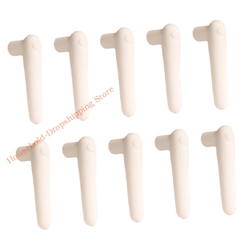 10 Elastomer Handle Canopies Against Fixed Not Slip Protectors For Office Homehealthcare Use 85AD