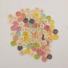 100 stuks Ronde Houten 4 Gaten Knopen Naaien Stippen Gestreepte Knutsel Naaiaccessoires