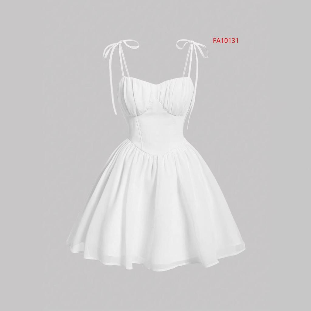 Spring/Summer Fashion: Sexy Strapless Waist-Cinching Lace-Up Short Dress for Women