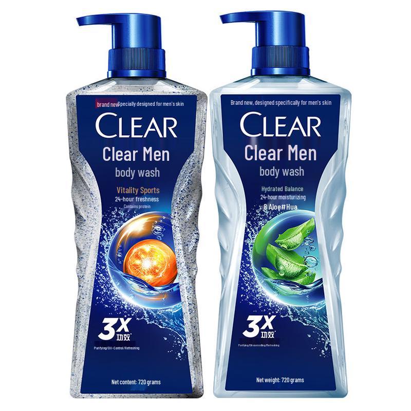 Clear Men s Oil Control & Hydrating Shower Gel Set