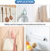 100PCS/set Transparent Stainless Steel Strong Self-adhesive Hooks Bathroom Towel Clothes Storage Sticky Hook Key Pendant Storage