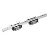 HGR15 Linear   Rail, Bearing Steel Linear Rail with 2Pcs HGH15CA Slider Blocks for CNC Machine, Automation Equipment, Robot, Equipment Parts, Smoo