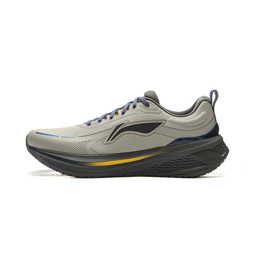 New LINING Wuyue 3.0 Protective Edition Running Shoes Men's Low top Earth Frost Gray ARSV093-2