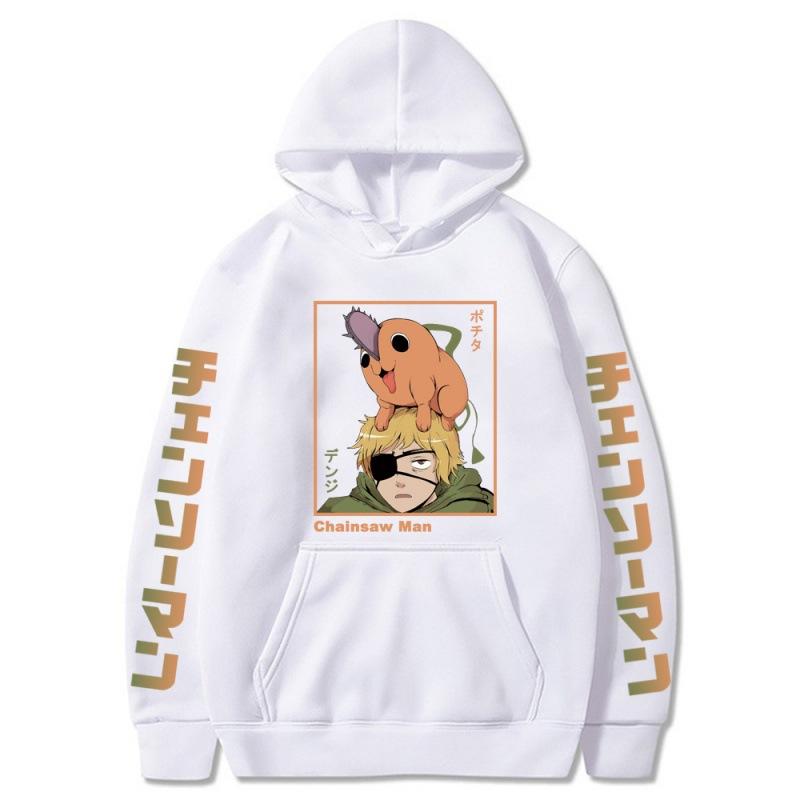 

Худи Pochita Chainsaw Man Осень Зима Мальчики Харадзюку Девочки Пуловер Фэнси Музыка Повседневный Свободный Удобный Свитшот 3XL