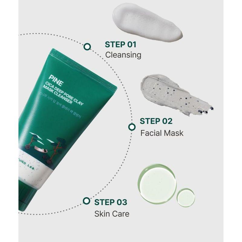 ROUND LAB - Pine Cica Deep Pore Clay Mask Cleanser