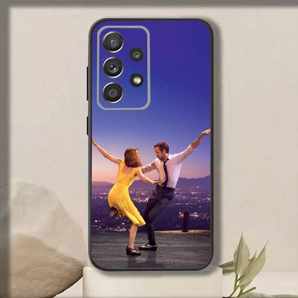 M-Movie L-LaLaLand Phone Case For Samsung S25,S24,S21,S22,S23,S30,Ultra,S20,Plus,Fe,Note,10,9,5G Black Cover