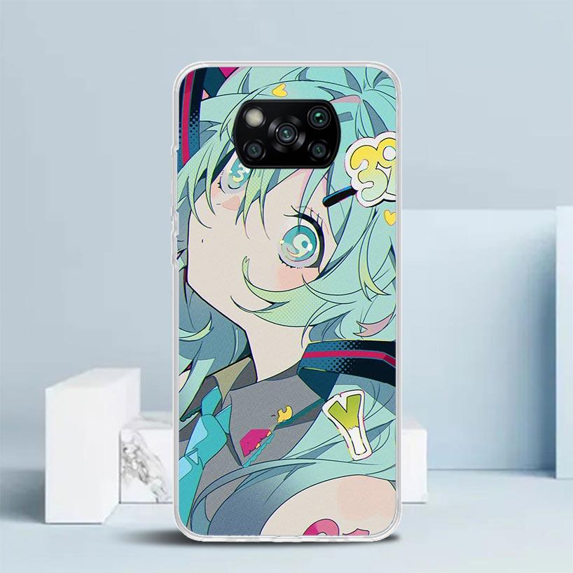 Cute Anime Girl INS Phone Case For Xiaomi Poco F7 Ultra X5 X6 X7 Pro M7 Redmi 15C 15 13C 13 12C 12 10C 10 10A 9 9C 9A 9T Cover P