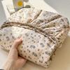 New Cotton Single Bed Cover A Fresh and Simple Country-style Floral Old Coarse Cloth Mattress Cover Bring Elastic Bedspreads
