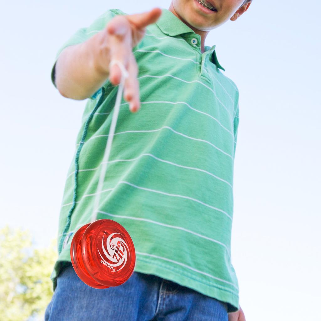 Responsive Yoyo for Kids Yo-Yo Ball with 5 Replacement Strings Glove Storage Pouch for Beginners