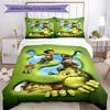 Set Biancheria da Letto Shrek 3 Pezzi Copripiumino Chiusura Include 1 Copripiumino e 2 Federe, Morbido e Confortevole per Tutte le Stagioni.
