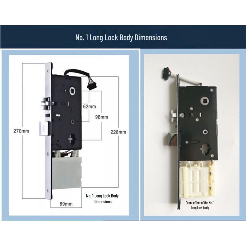 Universal Hotel Door Lock Body