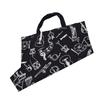 Cartoon Muscial Instruments Patterns Washable Cotton Cloth Handbag Music Tote Shoulder Grocery Shopping Bag for