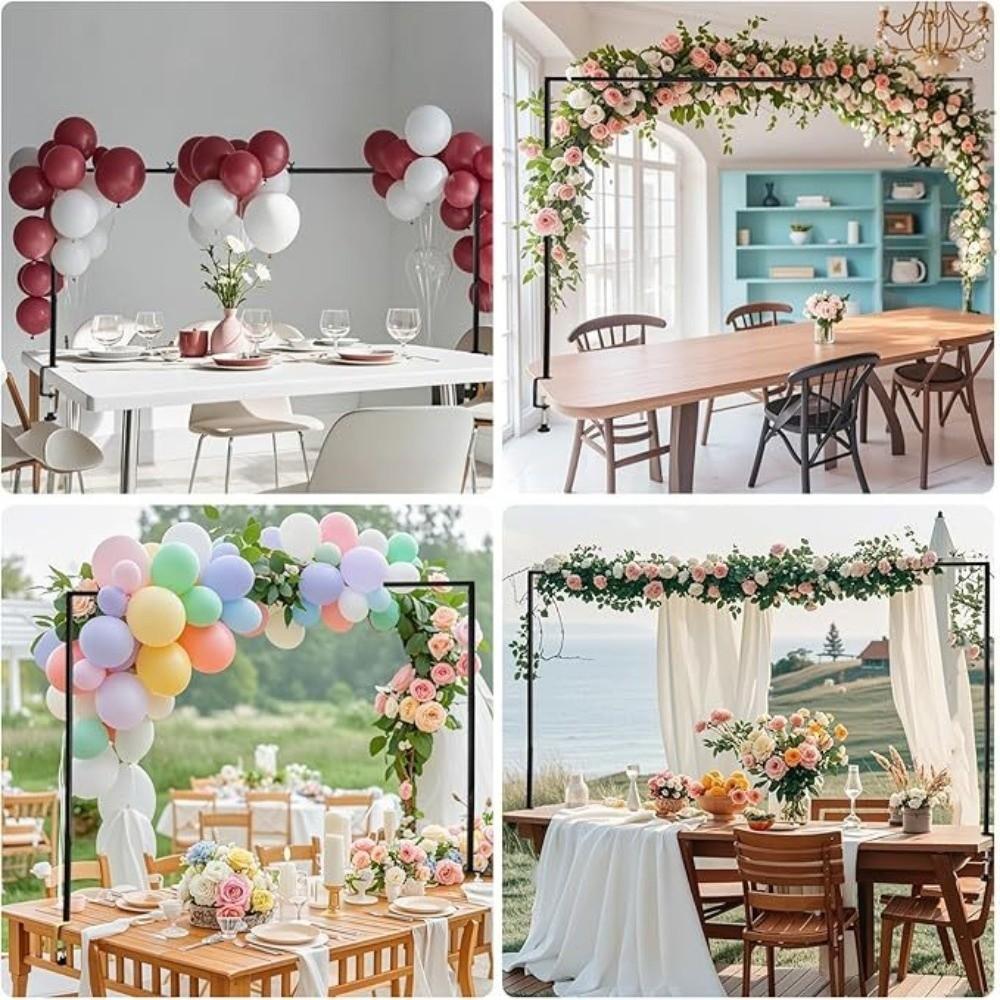 with Clamps Balloon Arch Stand Adjustable Length Desktop Arch Frame  Wedding Party Decor