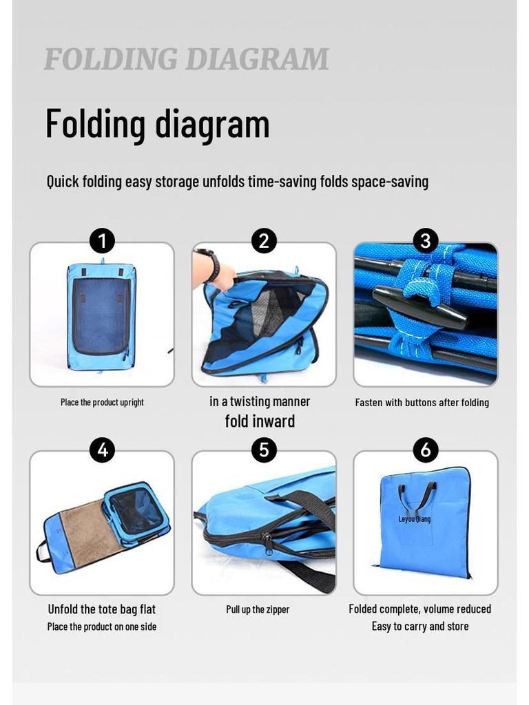 In Stock Large Foldable Portable Outdoor Dog Tent Car Cage