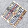 Multi Layer Geometric Hollow Bangle PU Leather Ethnic Style Woman Versatile Bangle Jewelry Accessory