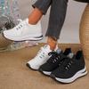 High-ankle Sports Shoes for Women, New Spring-autumn Style, Fashionable and Casual, Thick Sole, Breathable, Suitable for Students, Running Shoes