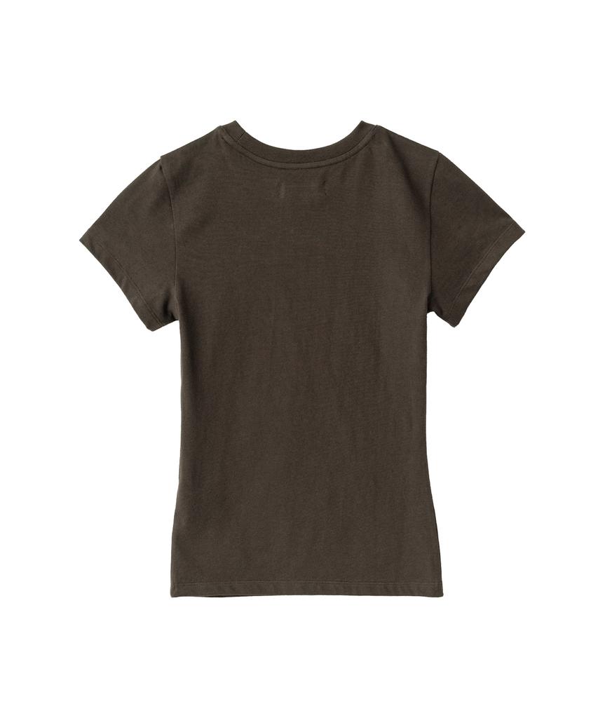 Beulaunyadeu W Essential T-Shirt, Dark Brown
