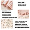 Breathable Cotton Baby Blanket Newborns Bath Towel with Delicate Floral Pattern Stylish Nursery Essential 90x100cm