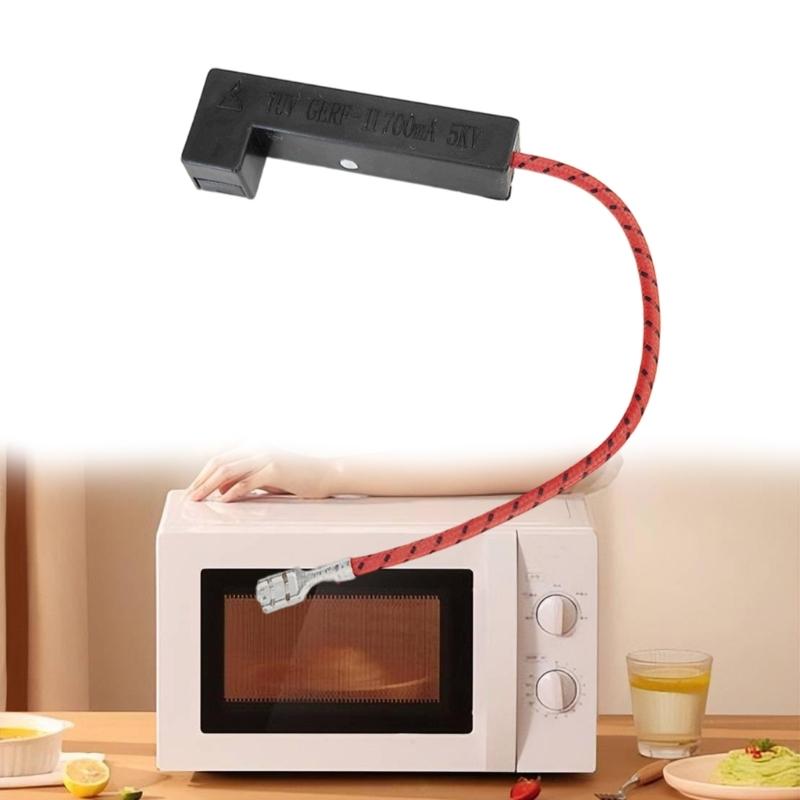 6 Pack Microwave Oven Replacement Fuse 5KV 0.8A High Voltage Plastic Component Oven Insurance for Long Lasting Use