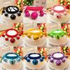 Cute Fashion Adjustable Nylon Dog Puppy Big Bells Collar Necklace Pet Supply