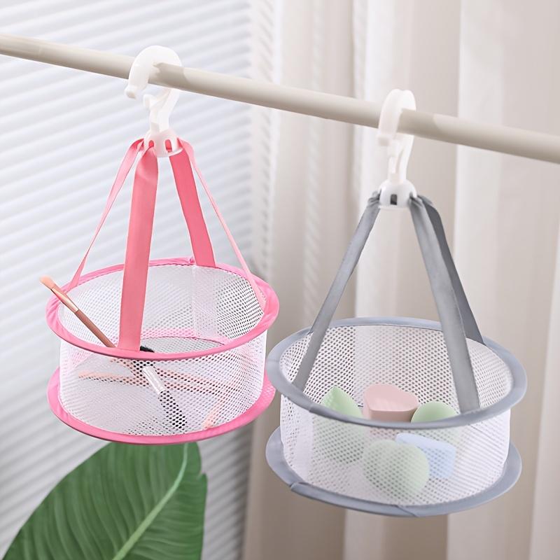 1PC Beauty Sponge Drying Net; Hanging Cosmetics and Brush Drying Basket; Trinkets and Toy Drying Tools