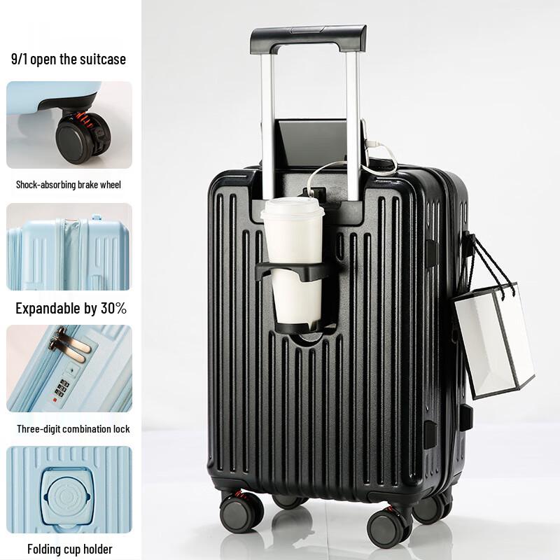 Li Shen Expandable Travel Suitcase