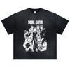 Manga Soul Eater Print Tshirt For Men Women Clothing Cotton Short Sleeve Tees Tops Harajuku Vintage Washed Oversized Streetwear