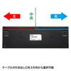 Sanwa Supply USB Slim Keyboard with Pantograph Numeric Keypad Black SKB-SL17BKN