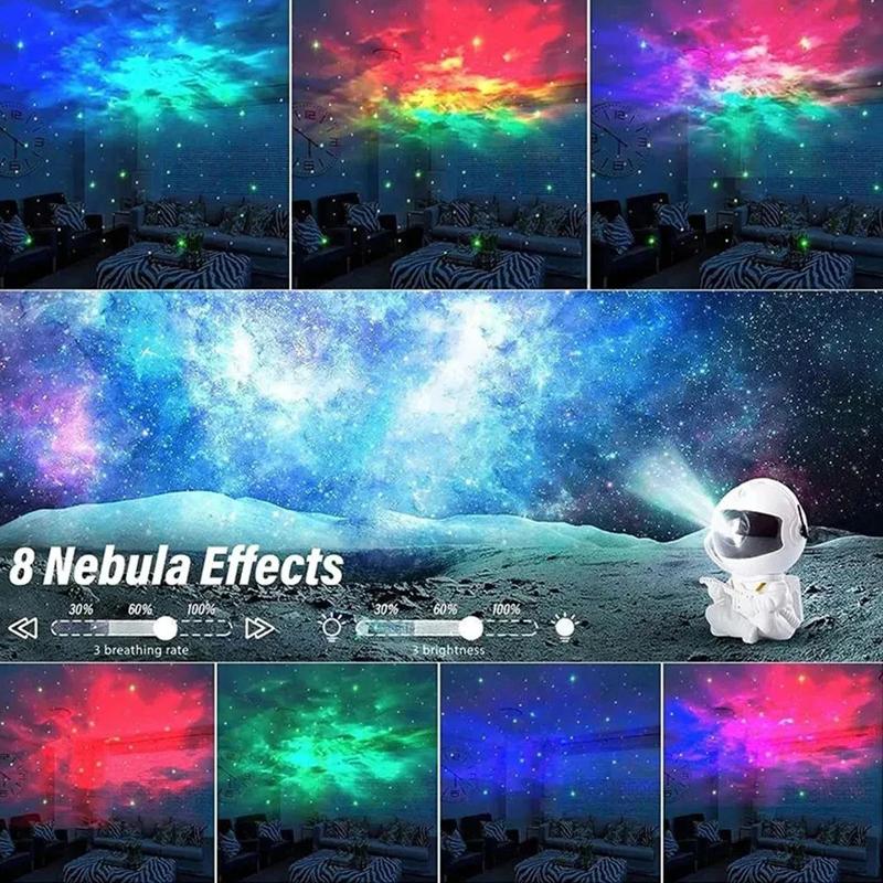 Sleep RC light Nebula Water Ripple Bedroom Projection Light Astronaut Starry Sky Projection Light Stars Ambient Light Spaceman