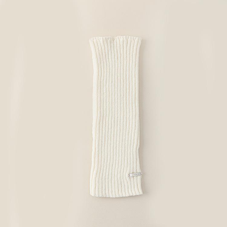 Women's Autumn and Winter Warm Mid-calf Sock Pile, School Style White Leg Socks