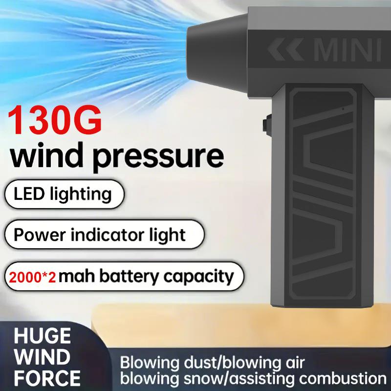 

Handheld Turbo Fan - Handheld Turbo Jet Fan - WirelessUSB-CCharging | Electric Air Duster - 380Wind Pressure - Suitable for Camp