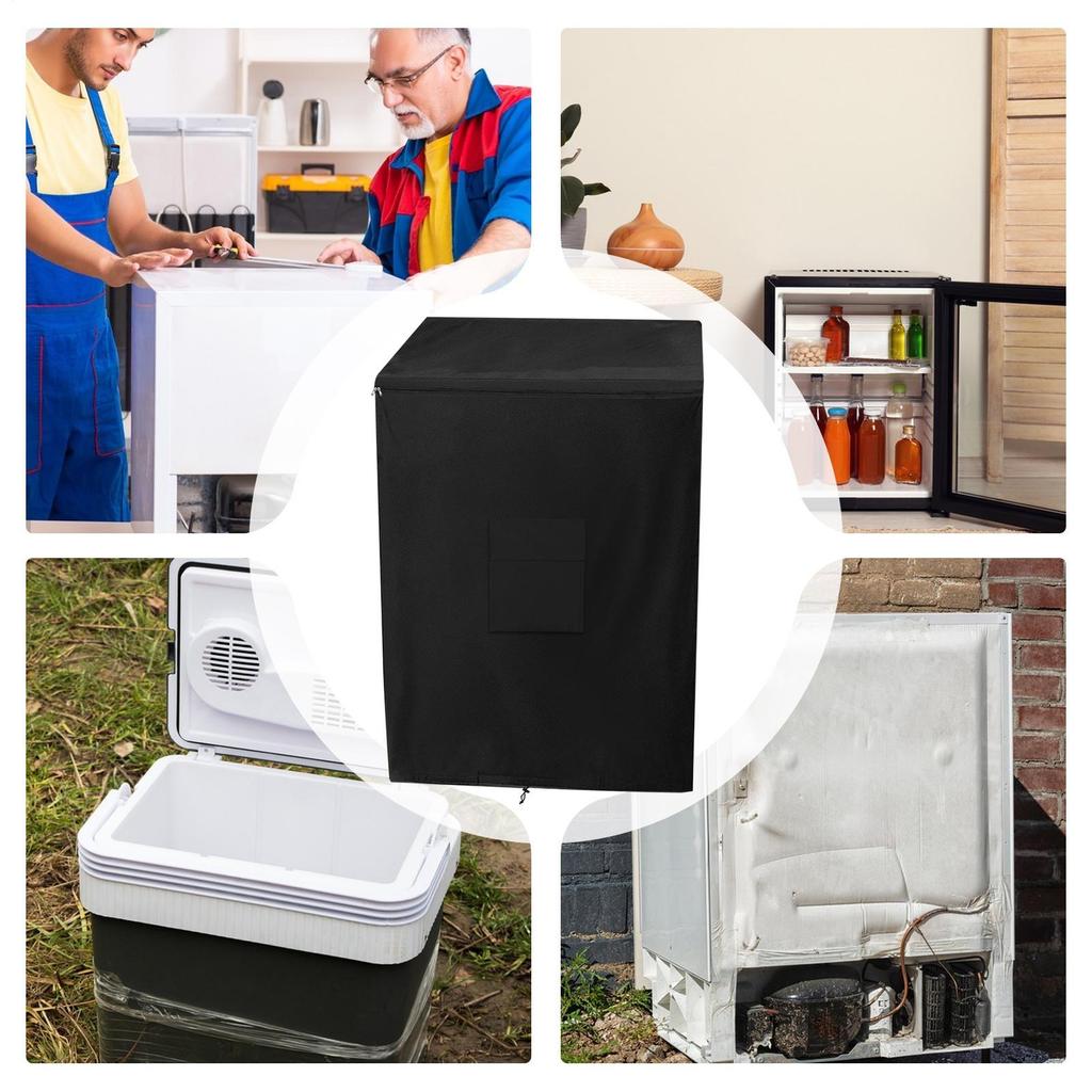 Freezer Cover Waterproof Chest Freezer Dust Cover Oxford Fabric Wrap With Double Top Opening Outdoor Home Appliance Use